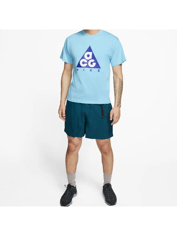 Футболка с принтом lab acg Nike — изображение 3 из 4, синий