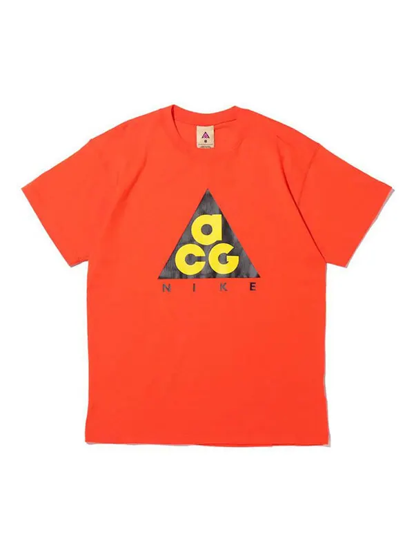 Футболка men's acg printing short sleeve red t-shirt Nike — изображение 1 из 4, красный