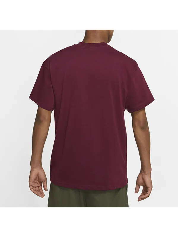 Футболка acg series classic logo printing casual short sleeve red dark red Nike — изображение 4 из 4, темный красный