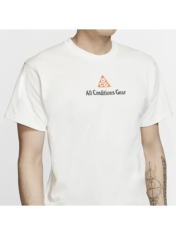Футболка Nike Lab ACG T-Shirt 'Summit white' — изображение 3 из 4, белый