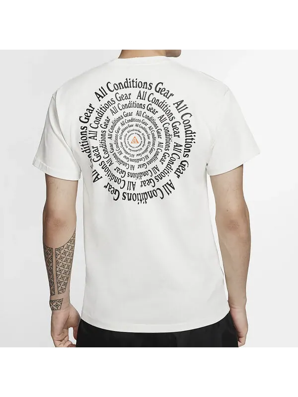 Футболка Nike Lab ACG T-Shirt 'Summit white' — изображение 4 из 4, белый