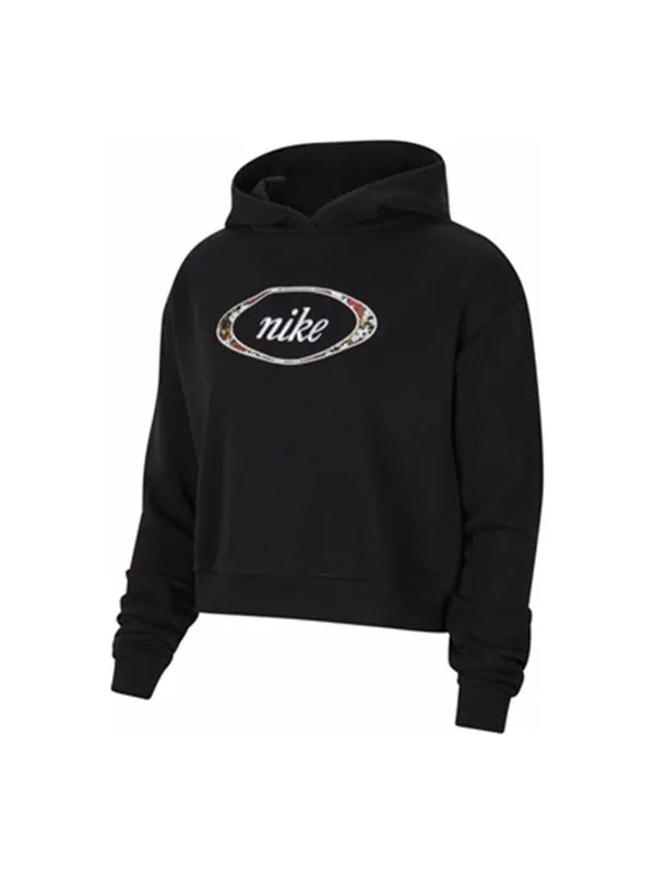 Свитер sportswear hoodie black Nike — изображение 1 из 4, черный
