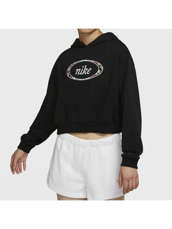 Свитер sportswear hoodie black Nike — изображение 3 из 4, черный