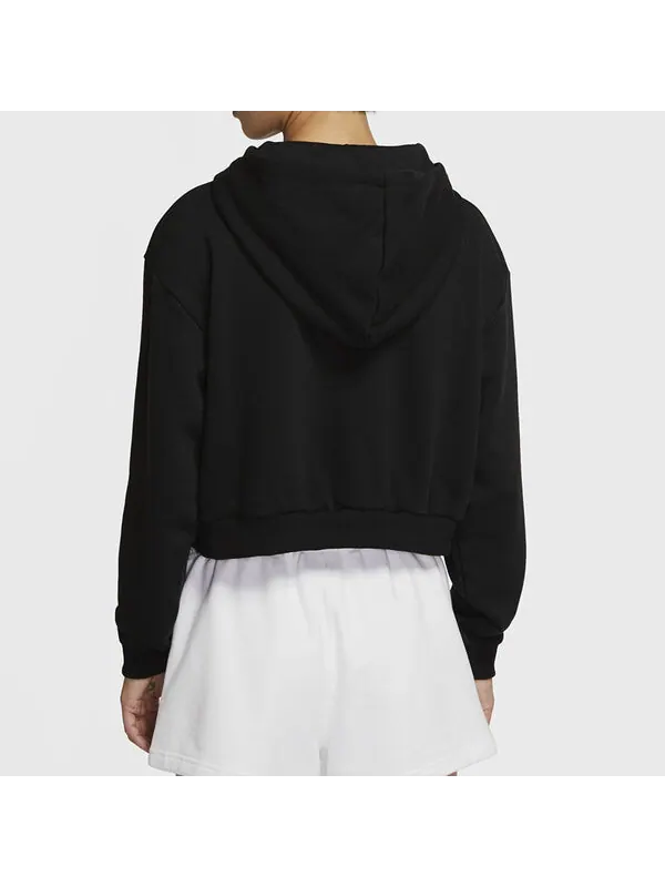 Свитер sportswear hoodie black Nike — изображение 4 из 4, черный