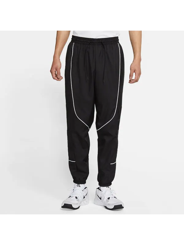 Спортивные штаны Men's Nike Throwback Casual Basketball Sports Bundle Feet Long Pants/Trousers — изображение 3 из 4, черный