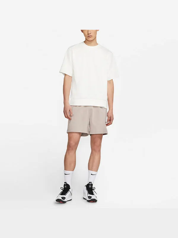 Футболка dri fit стандартный выпуск круглый вырез свитер спортивный короткий рукав Nike — изображение 3 из 4, белый