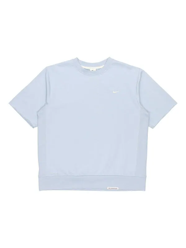Футболка dri-fit standard issue round neck pullover sports short sleeve blue light blue Nike — изображение 1 из 3