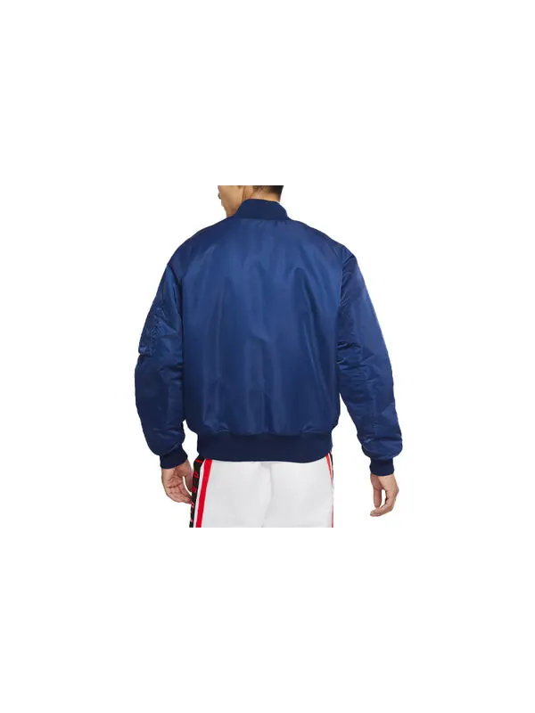 Спортивная футболка flight printing logo reversible baseball uniform blue Air Jordan — изображение 2 из 4, синий