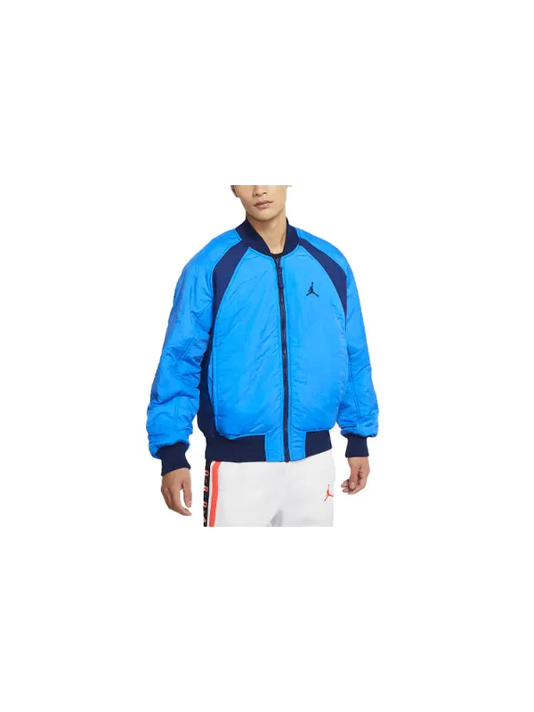 Спортивная футболка flight printing logo reversible baseball uniform blue Air Jordan — изображение 3 из 4, синий