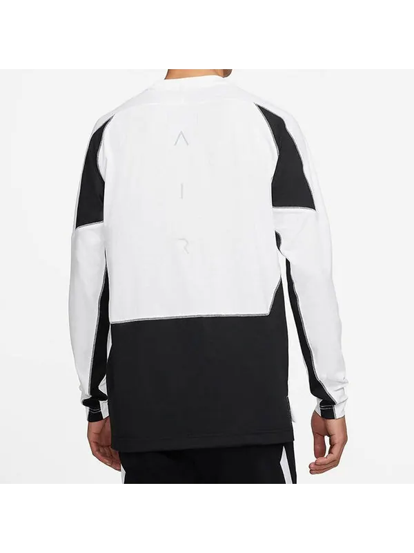 Футболка jumpman colorblock quick dry с круглым вырезом и длинными рукавами Air Jordan — изображение 4 из 4, белый
