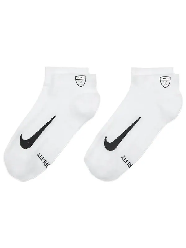 Носки Nike Multiplier Low Golf Quarter Socks (2 Pairs) 'White' — изображение 2 из 3, белый/мульти