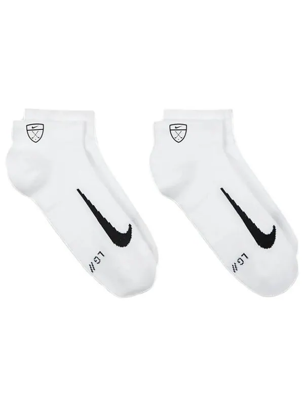 Носки Nike Multiplier Low Golf Quarter Socks (2 Pairs) 'White' — изображение 3 из 3, белый/мульти