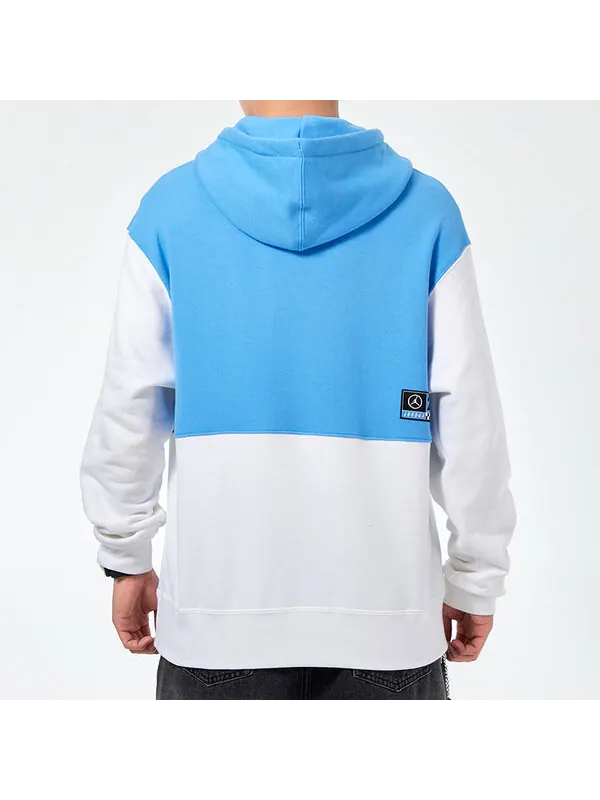 Толстовка Air Jordan MENS Logo Print Basketball Black/White/Blue — изображение 4 из 4