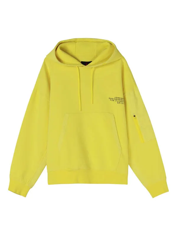 Толстовка Air Jordan 23 Engineered Casual Sports Hooded Knitted Printed Sweater For Men Yellow — изображение 1 из 4, желтый
