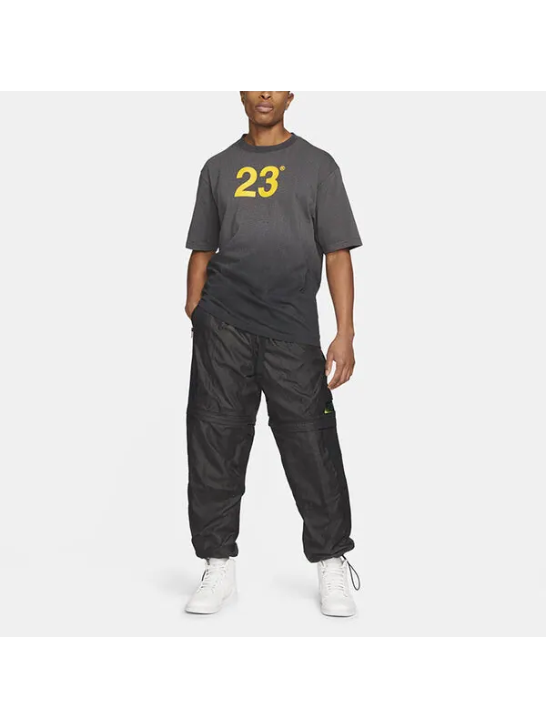 Спортивные штаны Air Jordan 23 Engineered Convertible 2-In-1 Removable Checkered Sports Trousers — изображение 3 из 4, черный