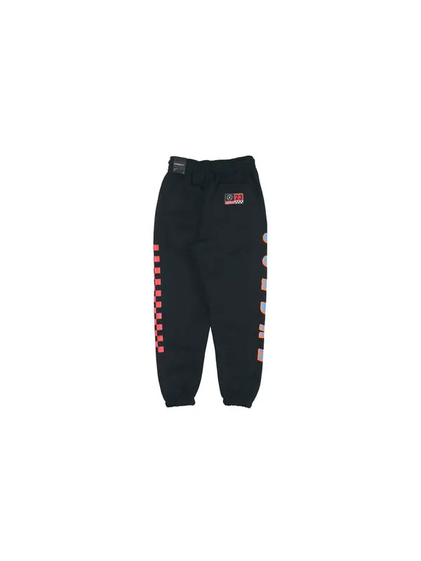 Спортивные штаны Air Jordan MENS Logo Print Casual Fleeced Sports Pants Black — изображение 2 из 4, черный