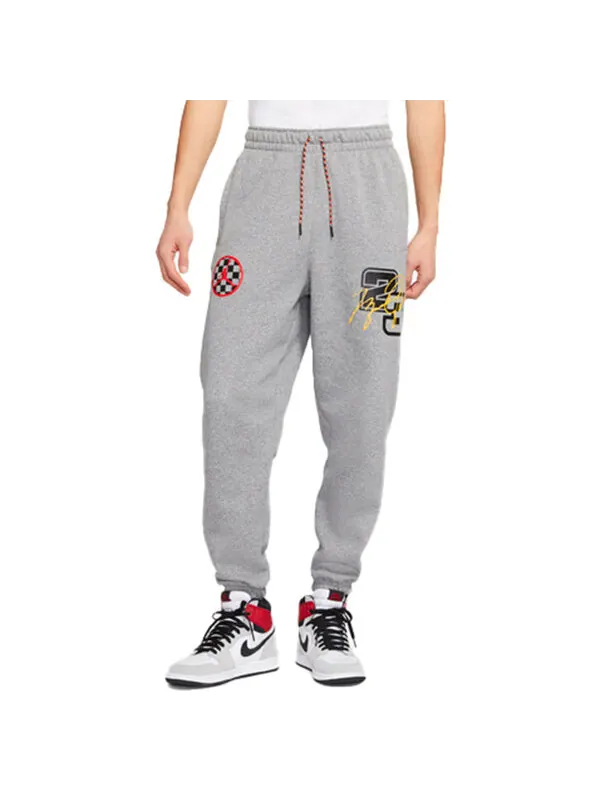 Спортивные штаны Air Jordan MENS Sport DNA Casual Sports Fleeced Pants Grey — изображение 3 из 4, серый