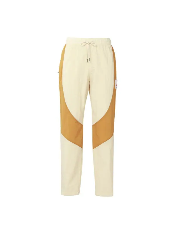 Спортивные штаны Air Jordan Flight Contrasting Colors Breathable Drawstring Sports Pants Yellow — изображение 1 из 4, желтый