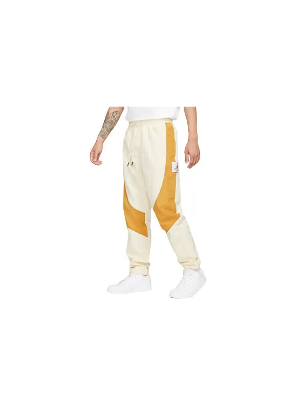 Спортивные штаны Air Jordan Flight Contrasting Colors Breathable Drawstring Sports Pants Yellow — изображение 4 из 4, желтый