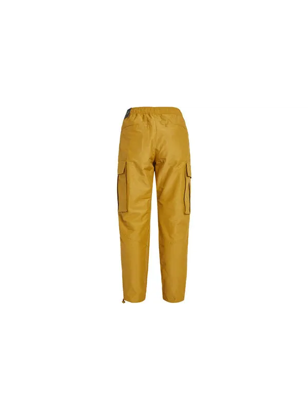 Брюки men's jordan flight woven pocket sports pants/trousers/joggers yellow Nike — изображение 2 из 4, желтый