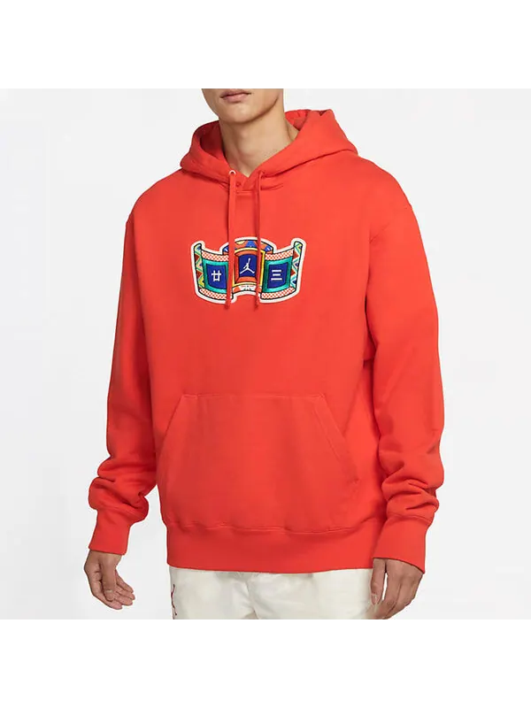 Толстовка Air Jordan MENS 'Chinese New Year' Casual Sports Red — изображение 4 из 4, красный
