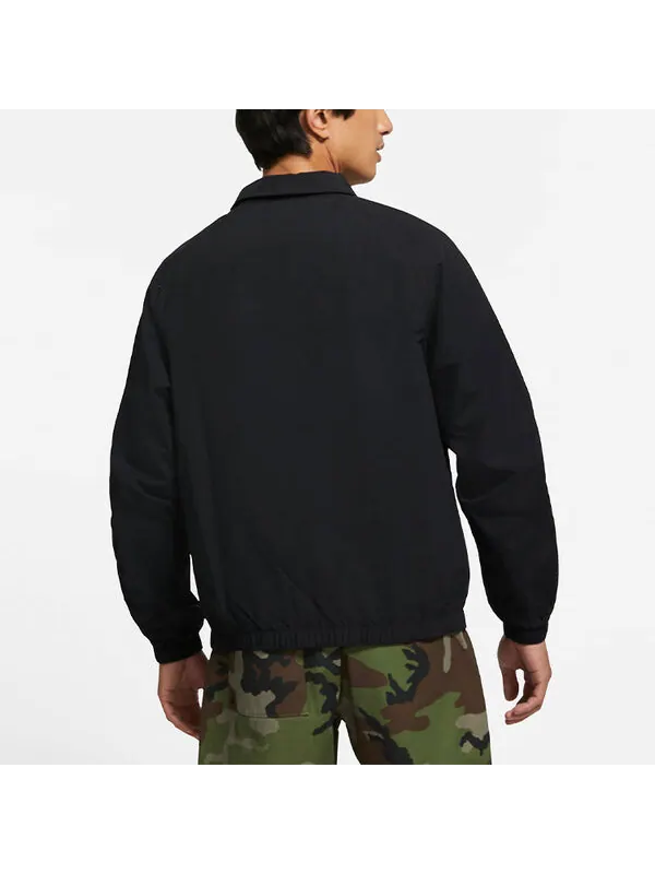 Куртка sb skateboard sports long sleeves woven logo jacket black Nike — изображение 4 из 4, черный