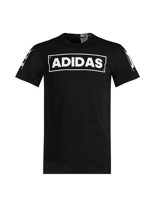 Футболка adi 360 с принтом логотипа спортивные с круглым вырезом и коротким рукавом Adidas — изображение 1 из 4, черный
