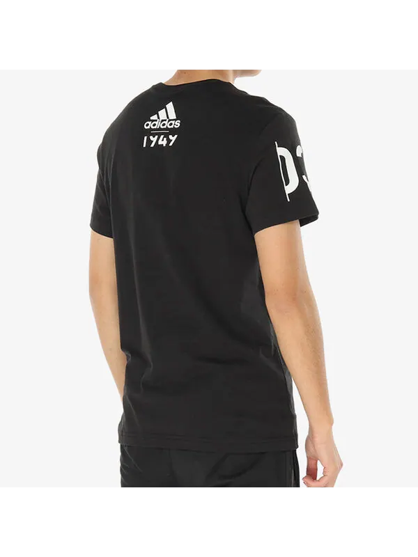 Футболка adi 360 с принтом логотипа спортивные с круглым вырезом и коротким рукавом Adidas — изображение 4 из 4, черный
