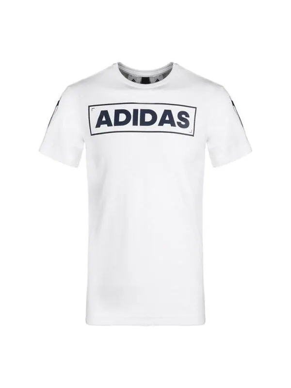 Футболка adi 360 с принтом логотипа спортивные с круглым вырезом и коротким рукавом Adidas — изображение 1 из 4, белый