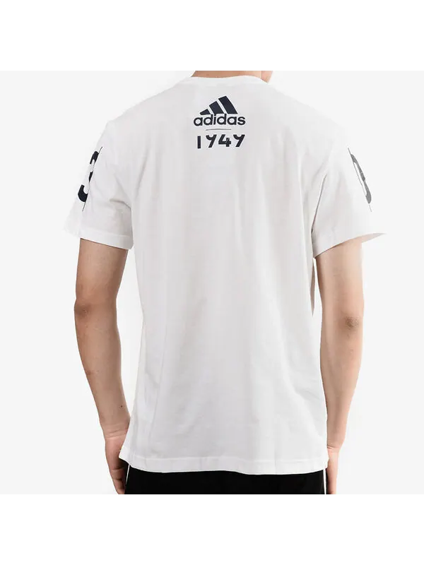 Футболка adi 360 с принтом логотипа спортивные с круглым вырезом и коротким рукавом Adidas — изображение 4 из 4, белый
