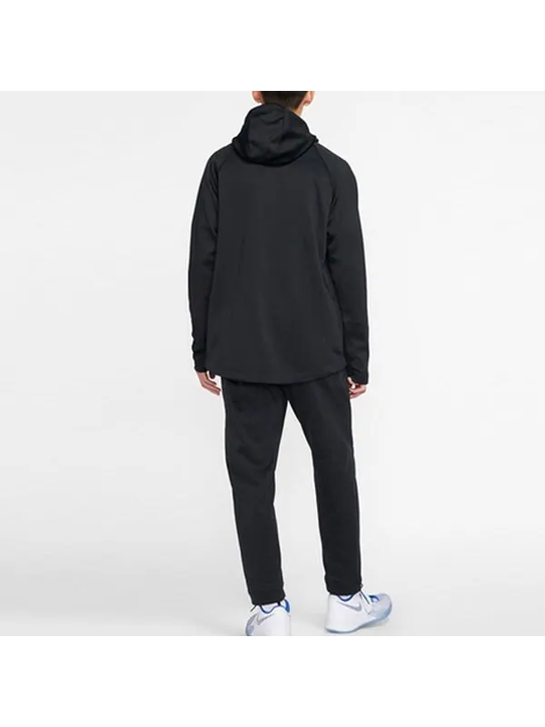 Толстовка therma sports stay warm fleece lined black Nike — изображение 4 из 4, черный