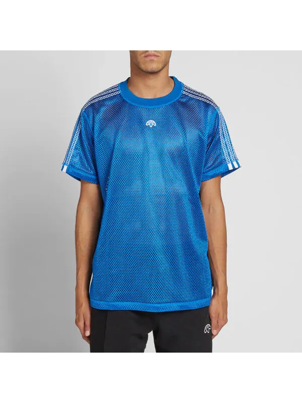 Футболка adidas Originals by Alexander Wang Mesh Tee — изображение 3 из 4, синий