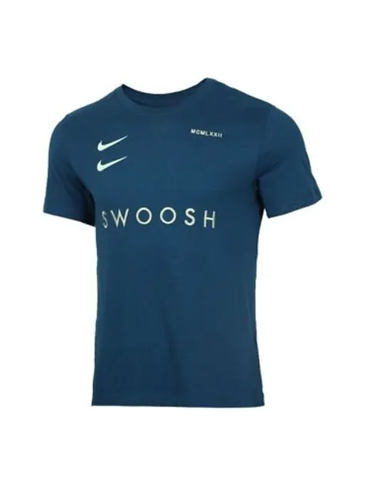 Футболка спортивная swoosh sports с коротким рукавом Nike — изображение 1 из 4, синий