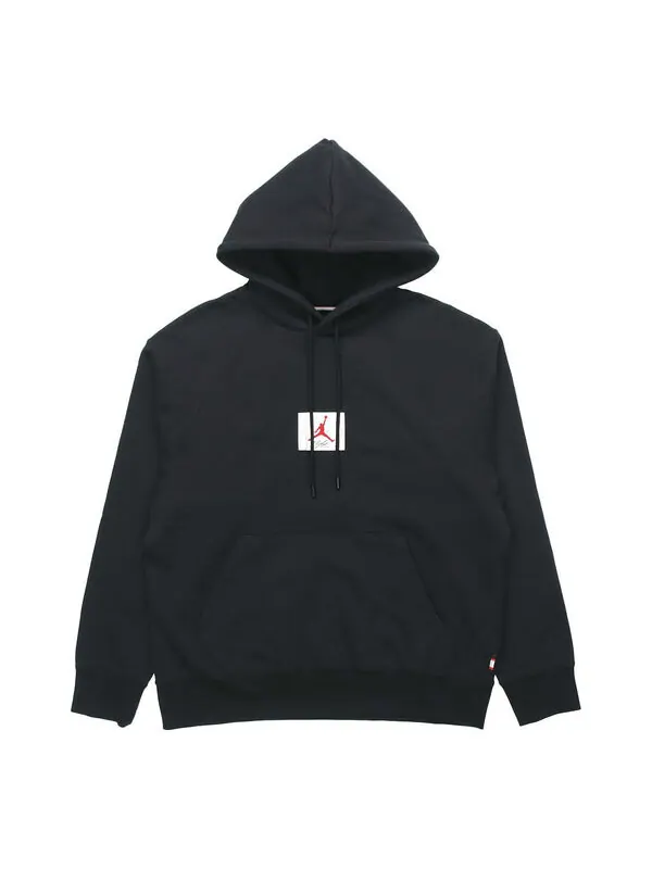 Толстовка Air Jordan Fleece Pullover hooded Casual Black — изображение 1 из 4, черный