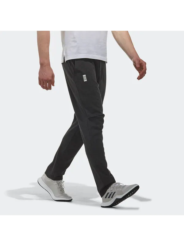 Брюки adidas Casual Running Sports Knit Long Pants Gray — изображение 3 из 4, темный серый