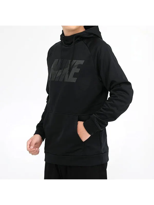 Толстовка Men's Nike Therma Black — изображение 4 из 4, черный