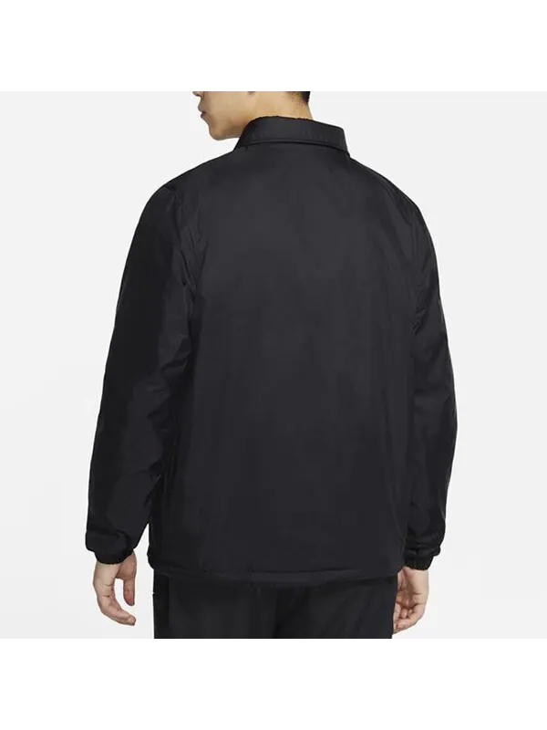 Куртка sportswear coaches reversible fleece jacket men black Nike — изображение 3 из 4, черный