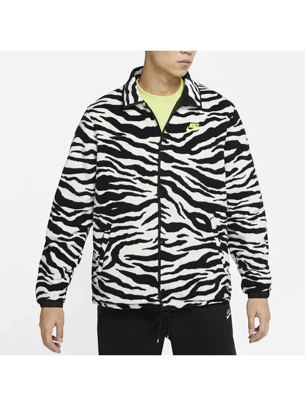 Куртка sportswear coaches reversible fleece jacket men black Nike — изображение 4 из 4, черный