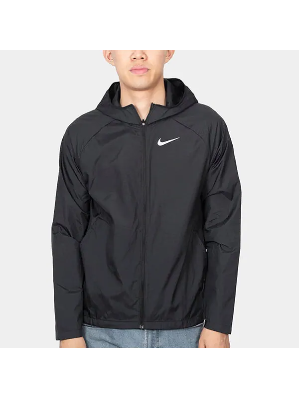 Куртка Nike Essential Sports Training Hooded Jacket Black — изображение 4 из 4, черный