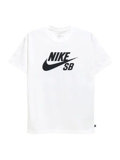 Футболка sb скейтборд большой логотип скейтборд короткий рукав Nike — изображение 1 из 4, белый