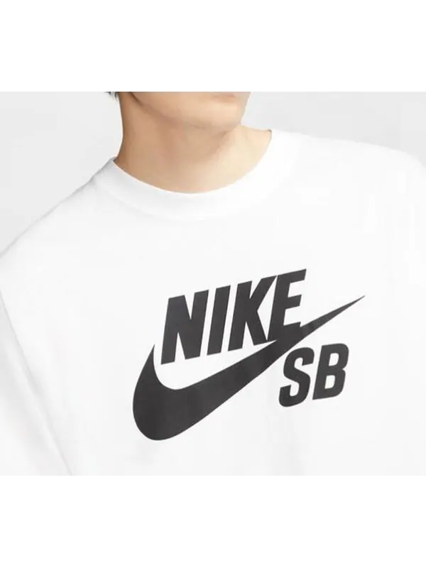 Футболка sb скейтборд большой логотип скейтборд короткий рукав Nike — изображение 4 из 4, белый
