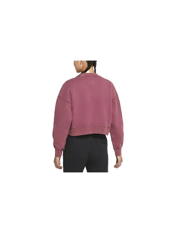 Свитер flight round-neck swea deep-wine Air Jordan — изображение 2 из 3, красный