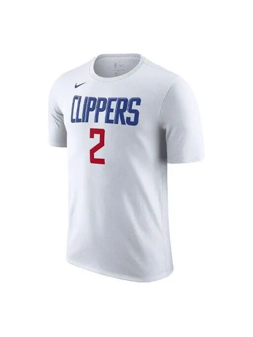 Футболка Men's Nike NBA Basketball Sports Printing Short Sleeve Los Angeles Clippers Leonard No. 2 — изображение 1 из 2