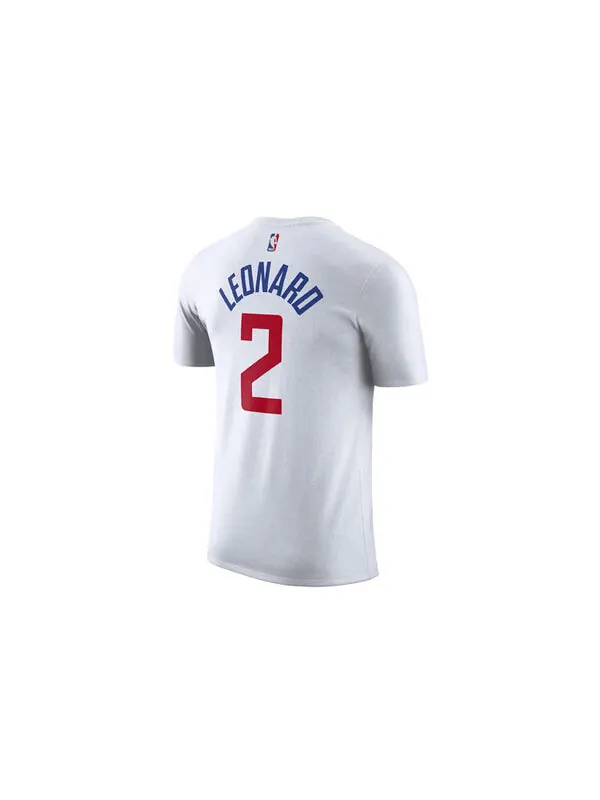 Футболка Men's Nike NBA Basketball Sports Printing Short Sleeve Los Angeles Clippers Leonard No. 2 — изображение 2 из 2