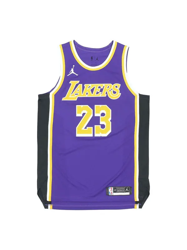 Майка Air Jordan NBA Basketball game Jersey AU Player Edition Los Angeles Lakers LeBron James No — изображение 1 из 2