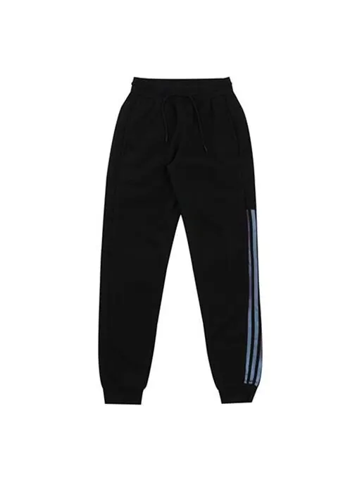 Спортивные штаны adidas Running Breathable Sports Knit Casual Pants Black — изображение 1 из 3, черный