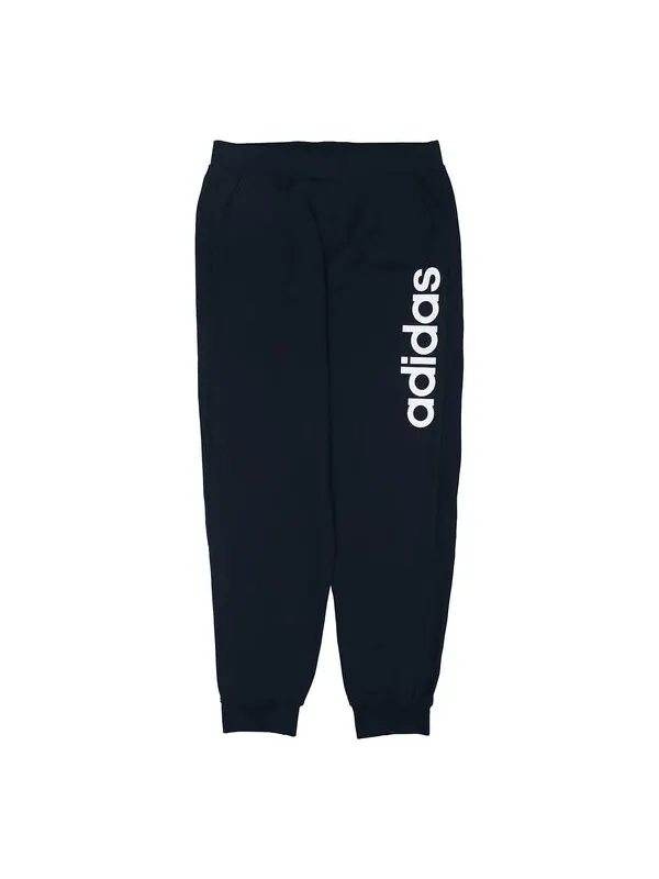 Спортивные штаны Men's adidas neo Logo Printing Fleece Lined Stay Warm Bundle Feet Sports — изображение 1 из 4, черный