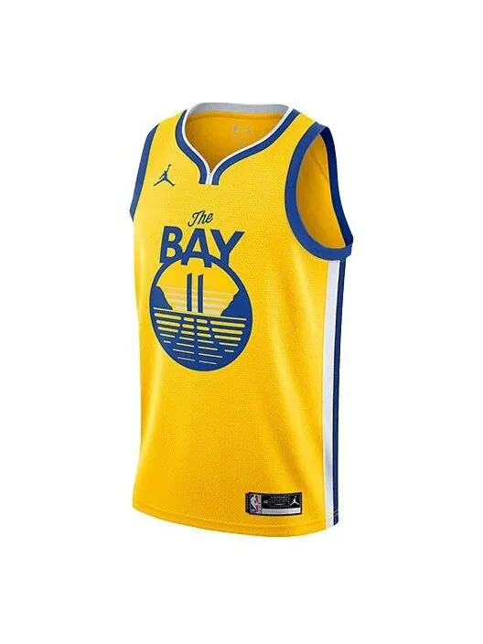 Майка Air Jordan x NBA Golden State Warrior 'Klay Thompson 11' — изображение 1 из 2, желтый/золотистый