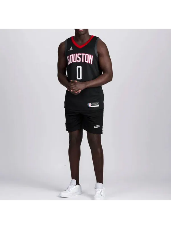 Майка Air Jordan NBA Basketball Sports Jersey SW Fan Edition 20-21 Season Rockets Version Westbrook — изображение 3 из 4