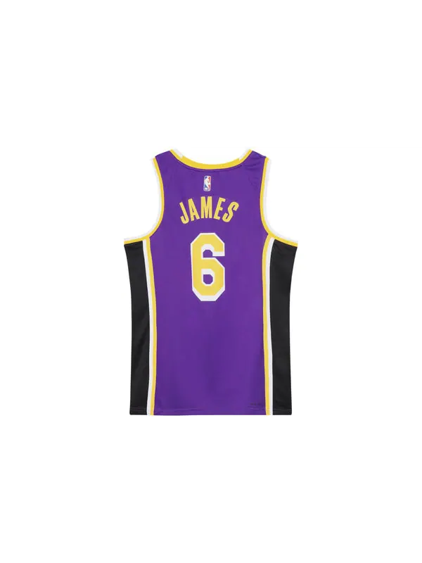 Майка Men's Nike NBA Quick Dry Sports Basketball SW Fan Edition Version Los Angeles Lakers Lebron — изображение 2 из 4